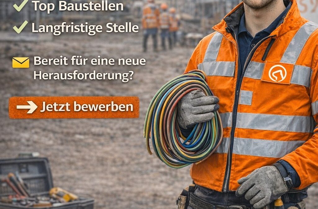 ⚡ Wir suchen dich! Montage-Elektriker EFZ (m/w) ⚡